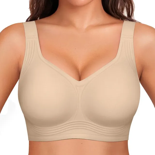 💖 Comfortable Wireless Full-Coverage Jelly Bra 🌸